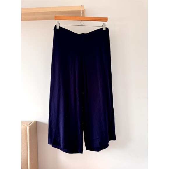 Lilly Pultizer Womens Size 10 Wide Leg Pants Gauze Crepe Pull On Stretch Office - Picture 4 of 9